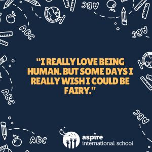 i really love being human. but some days i really wish i could be fairy
